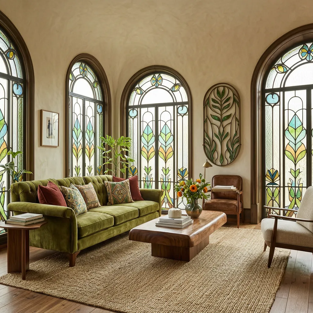 Art Nouveau interior design style