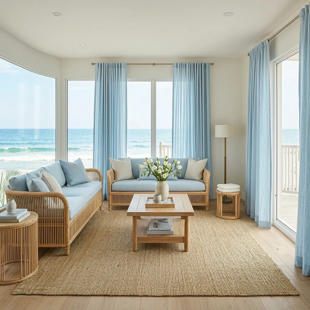 Coastal interior design style